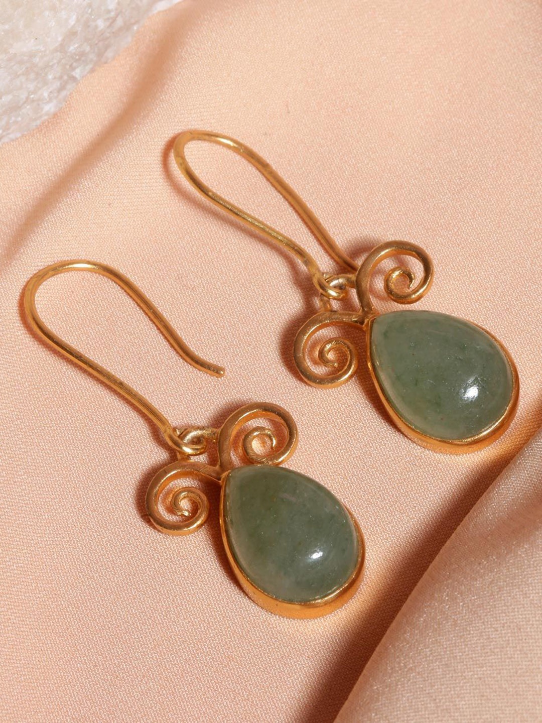 

Fabindia Contemporary Drop Earrings, Gold