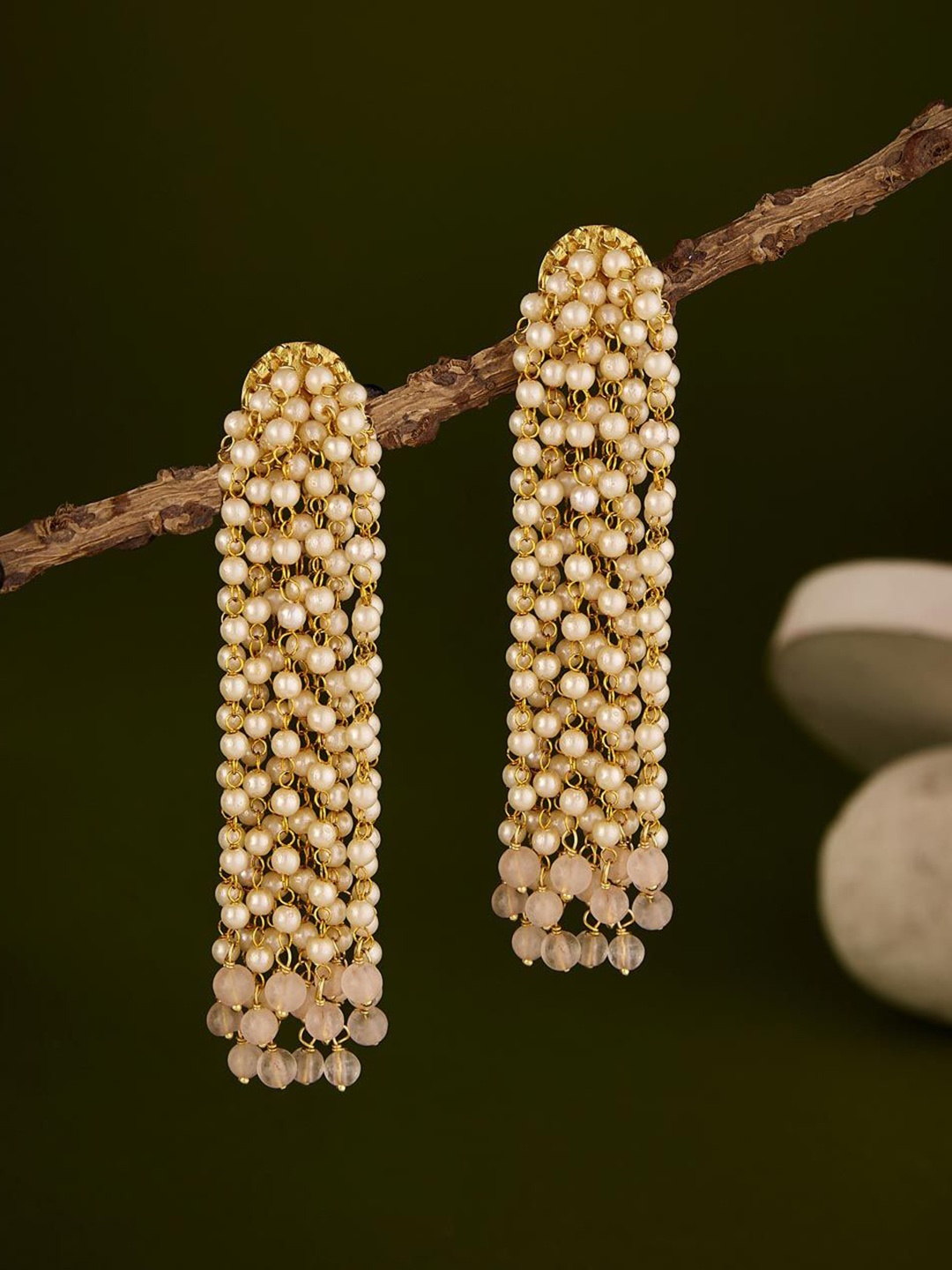 

Fabindia Contemporary Drop Earrings, Gold