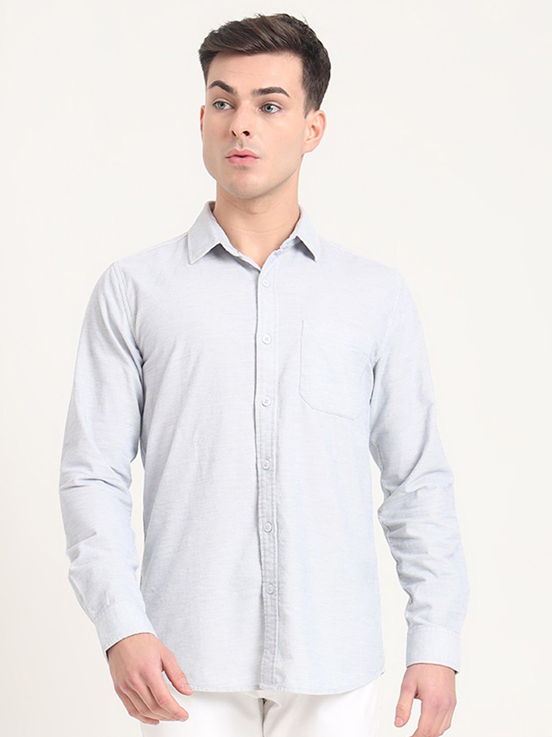 

JADE BLUE Men Slim Fit Opaque Casual Shirt