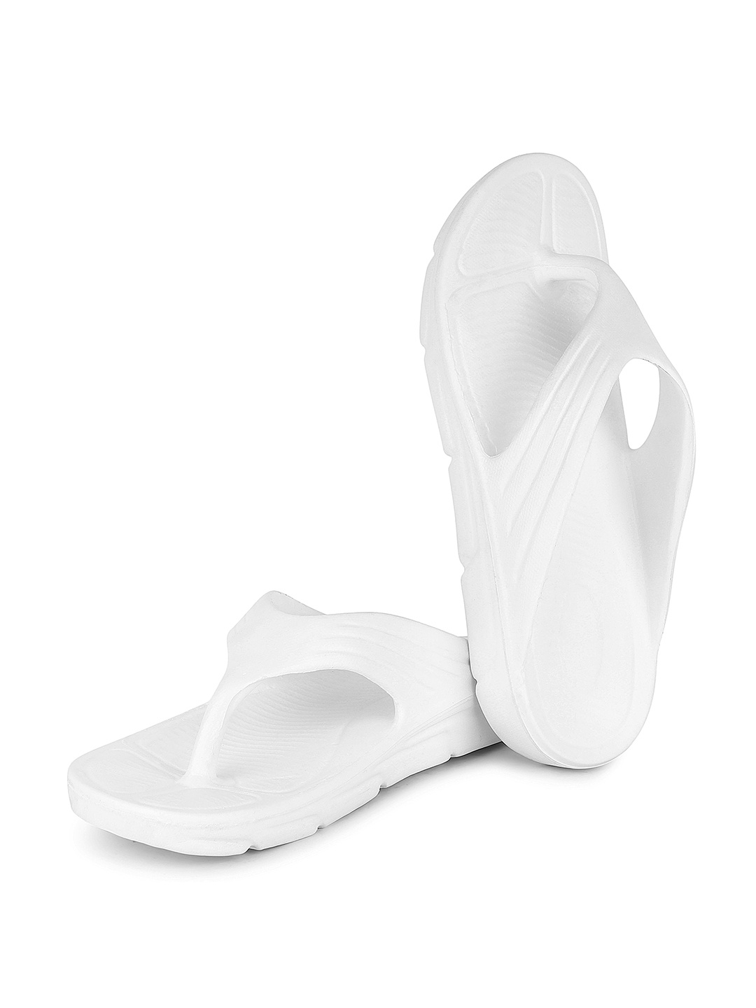 

DRACKFOOT Men Thong Flip-Flops, White