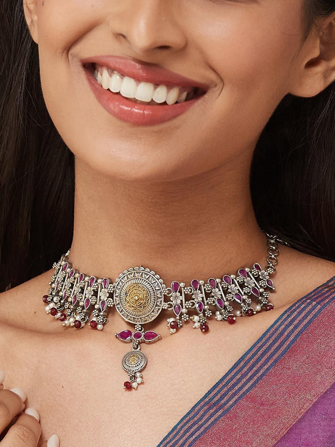 

Fabindia Necklace, Silver