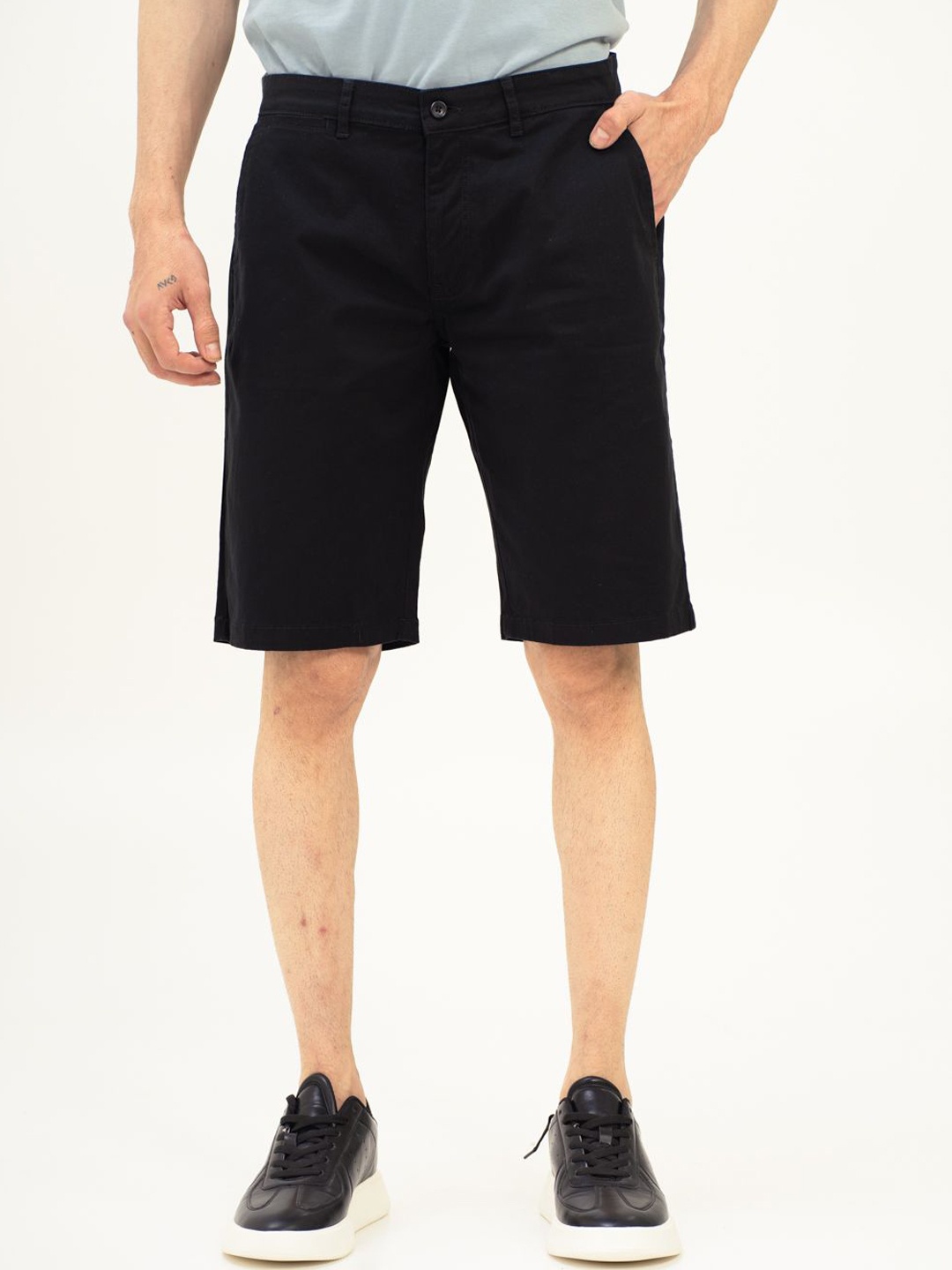 

The Pant Project Men Chino Shorts, Black