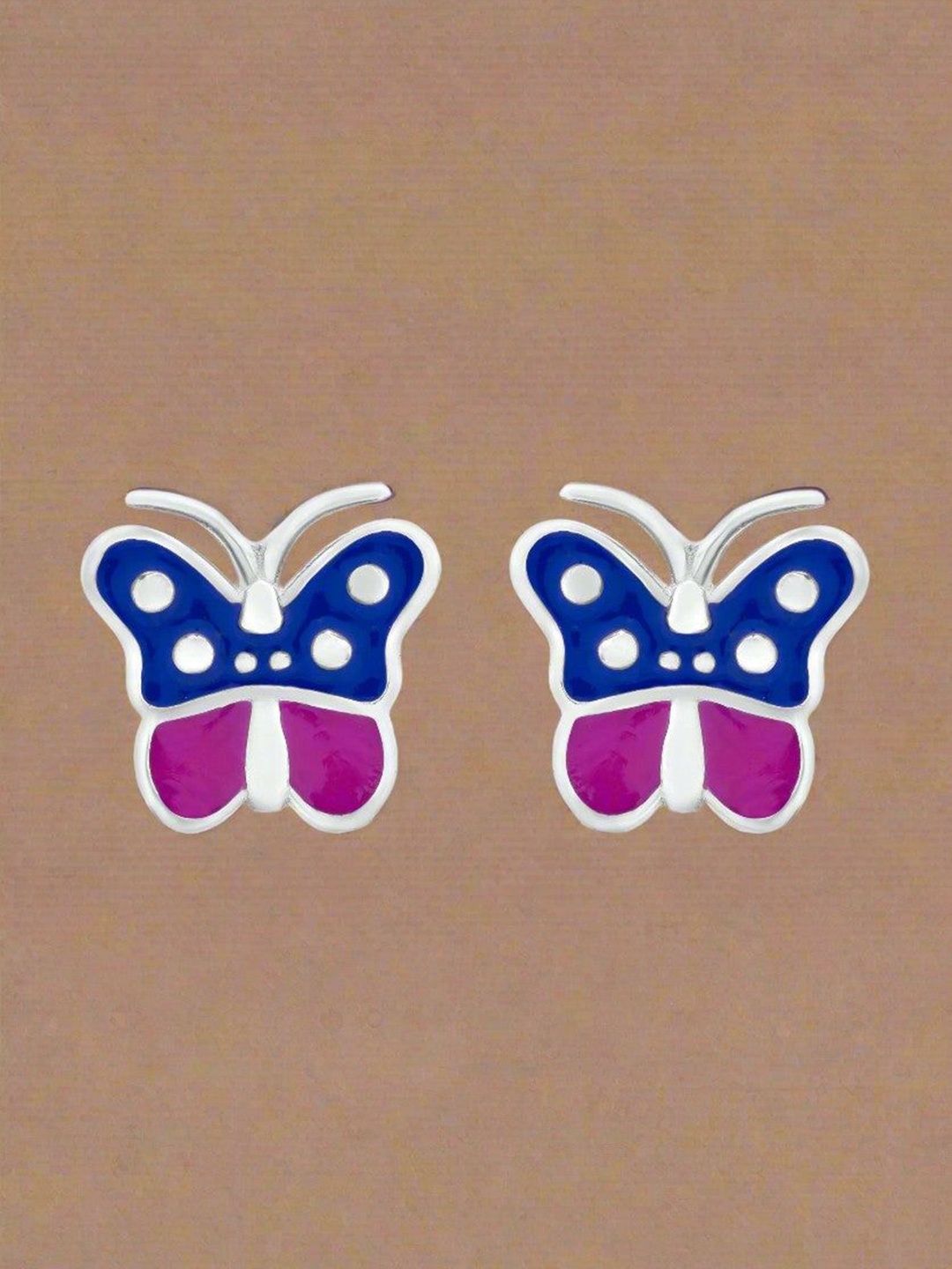 

Nipura Animal Shaped Studs Earrings, Blue
