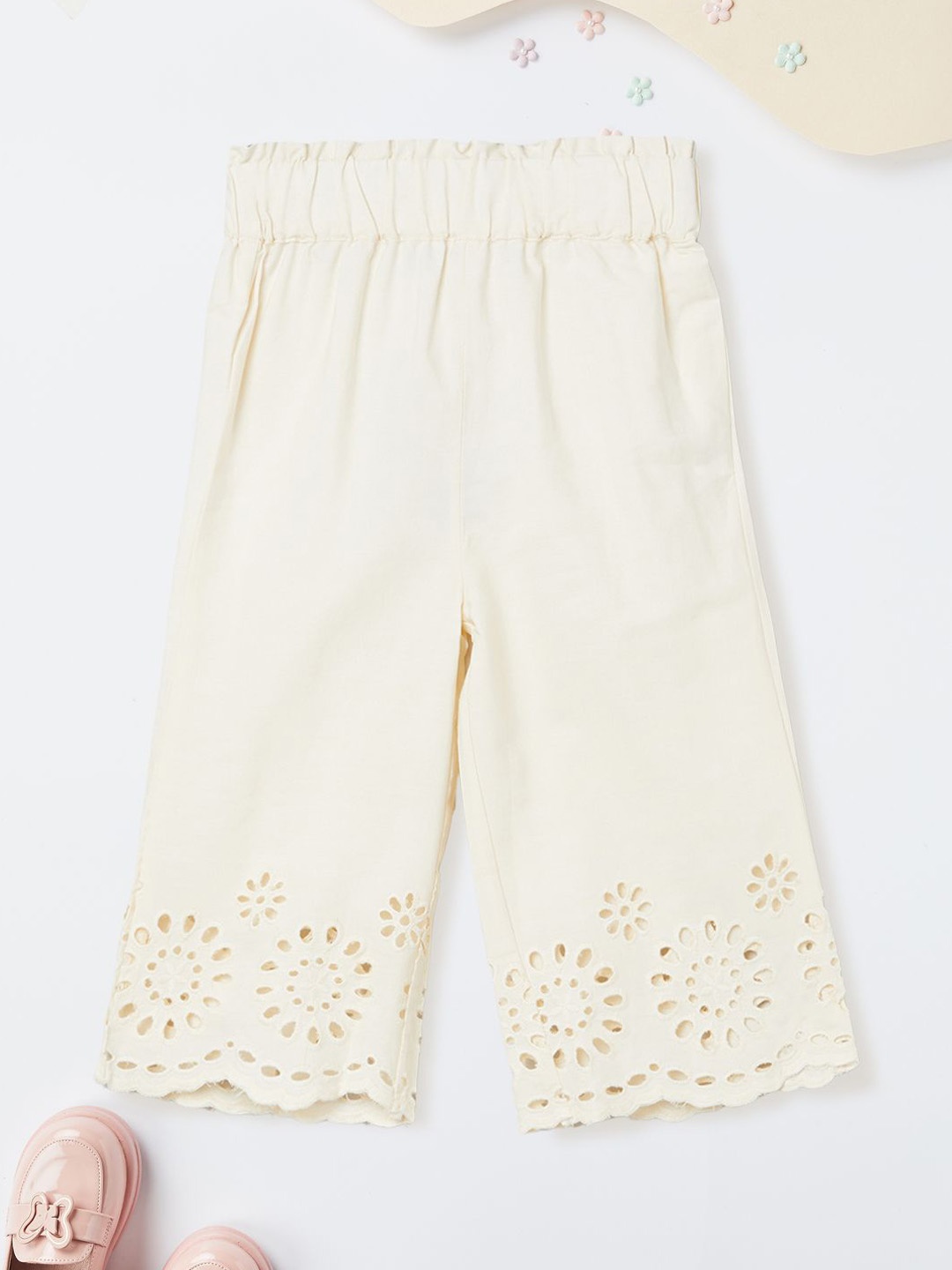

max Girls Trousers, Off white