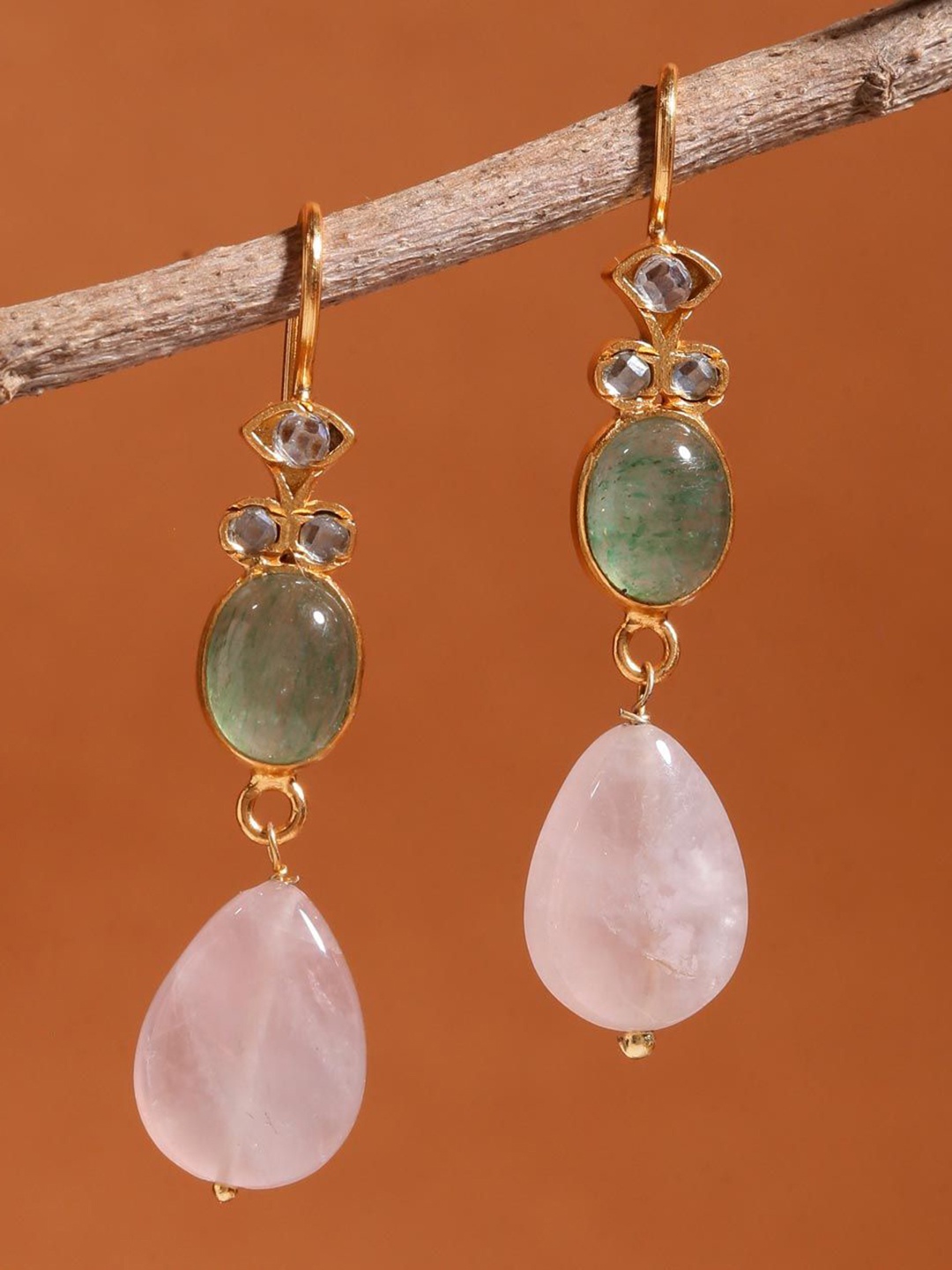 

Fabindia Contemporary Drop Earrings, Gold