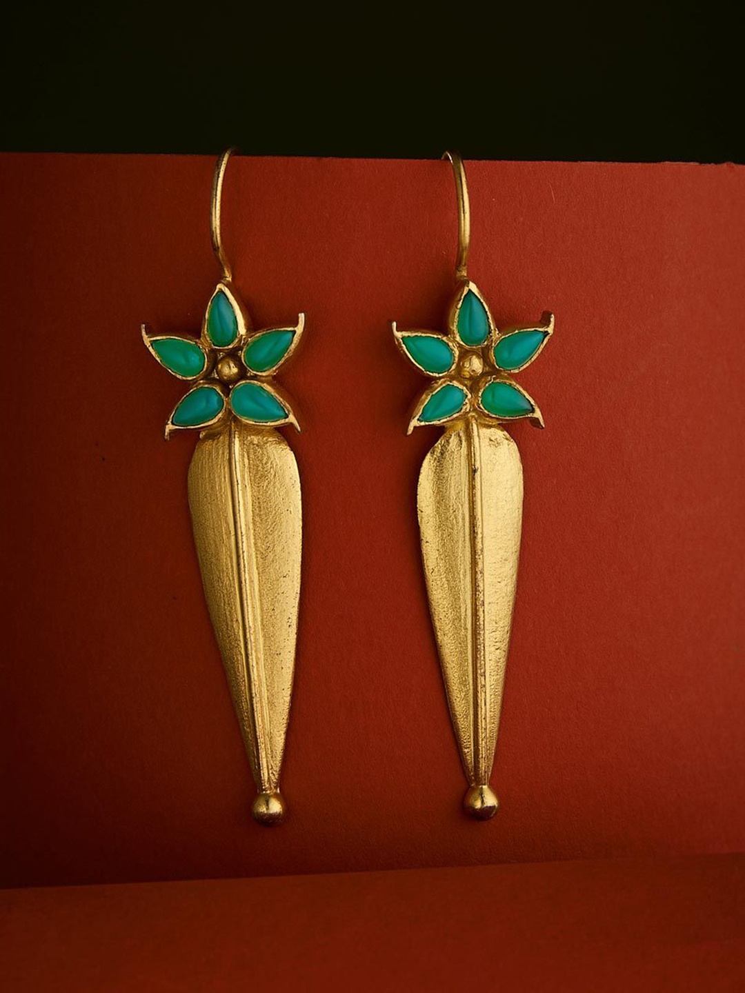 

Fabindia Contemporary Drop Earrings, Gold