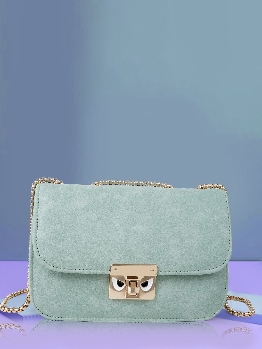 

FOMMIL Structured Sling Bag, Green