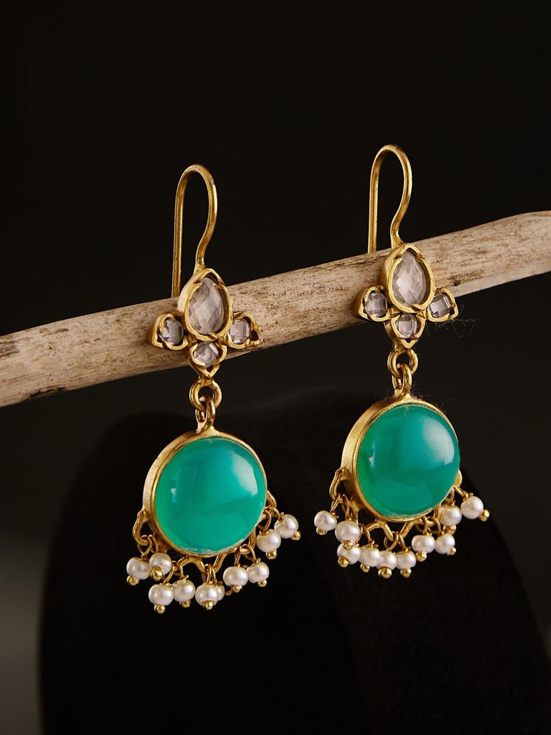 

Fabindia Contemporary Drop Earrings, Gold