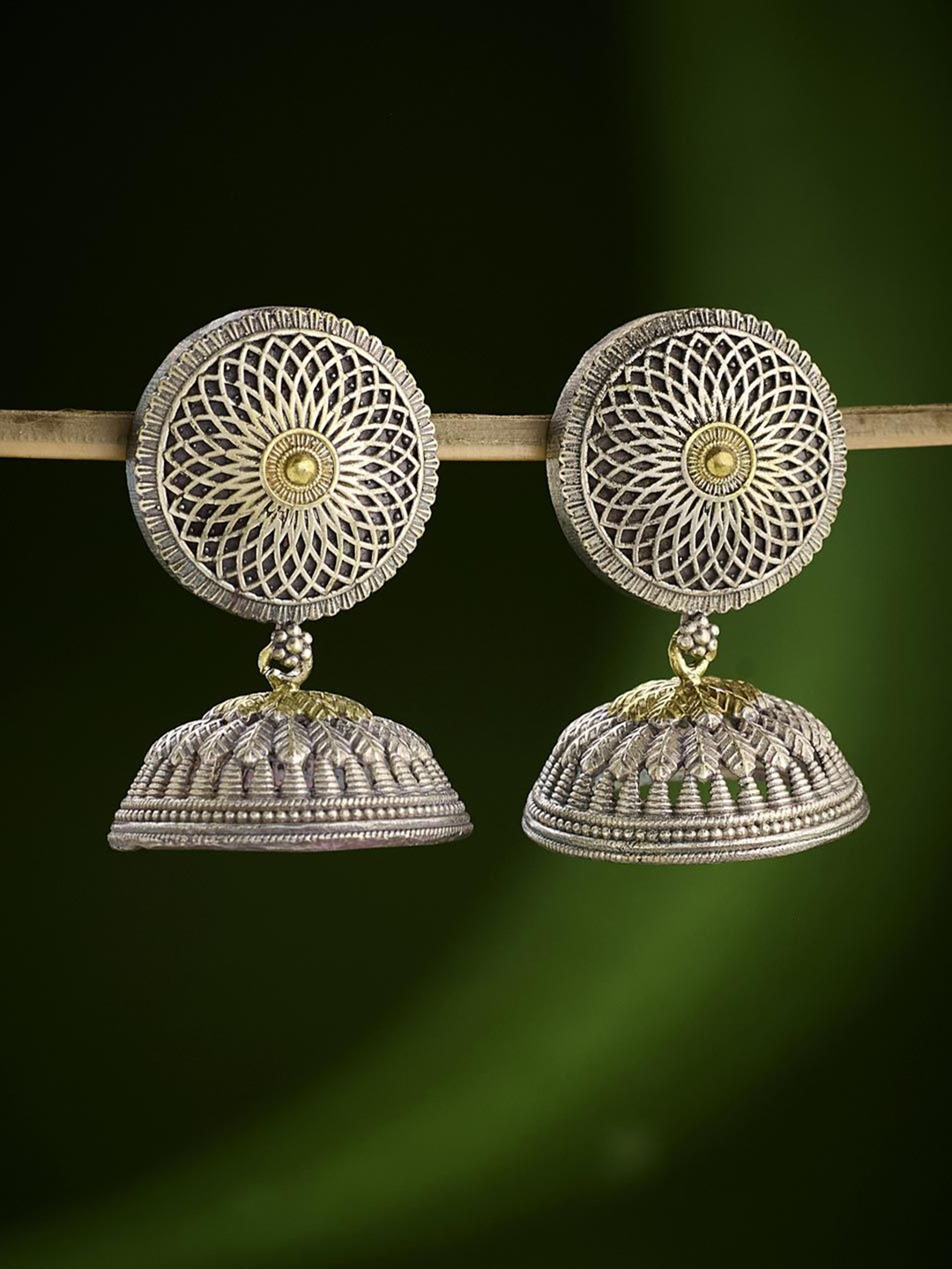 

Fabindia Contemporary Jhumkas Earrings, Multi