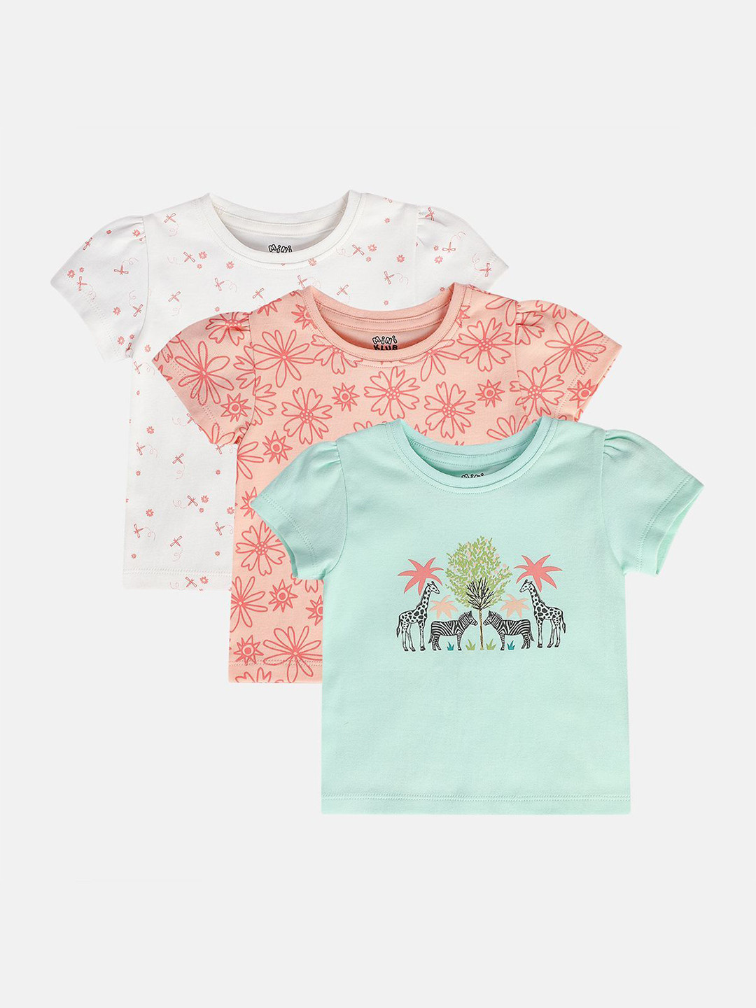 

MINI KLUB Floral Print Cotton Top, Multi