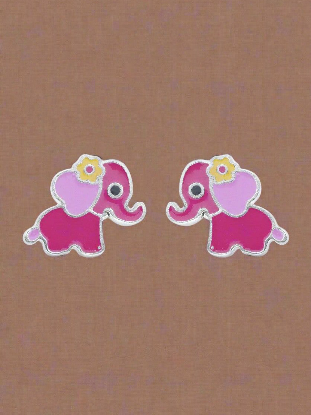 

Nipura Animal Shaped Studs Earrings, Pink