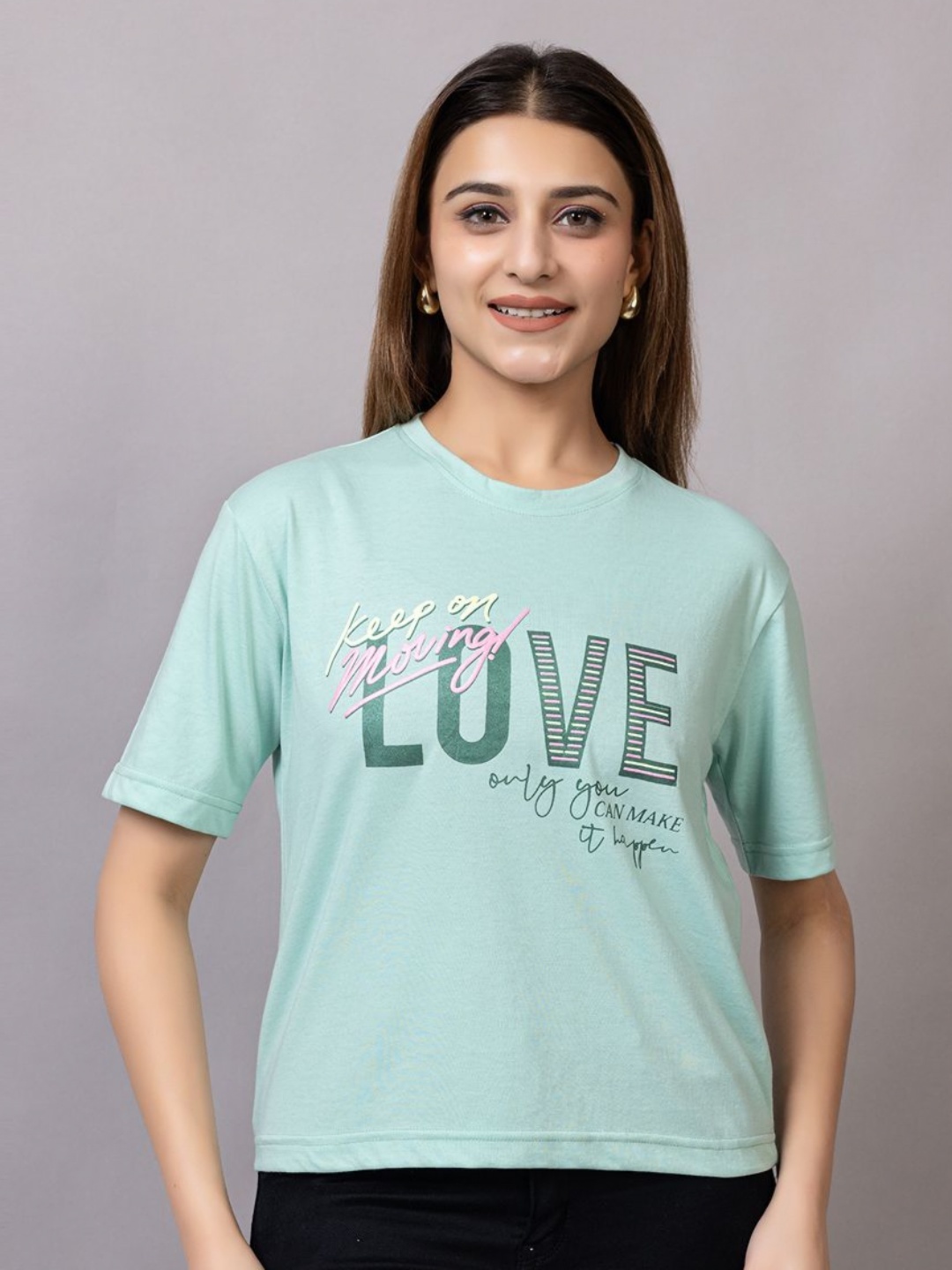 

PROBASIC Women Pockets T-shirt, Green