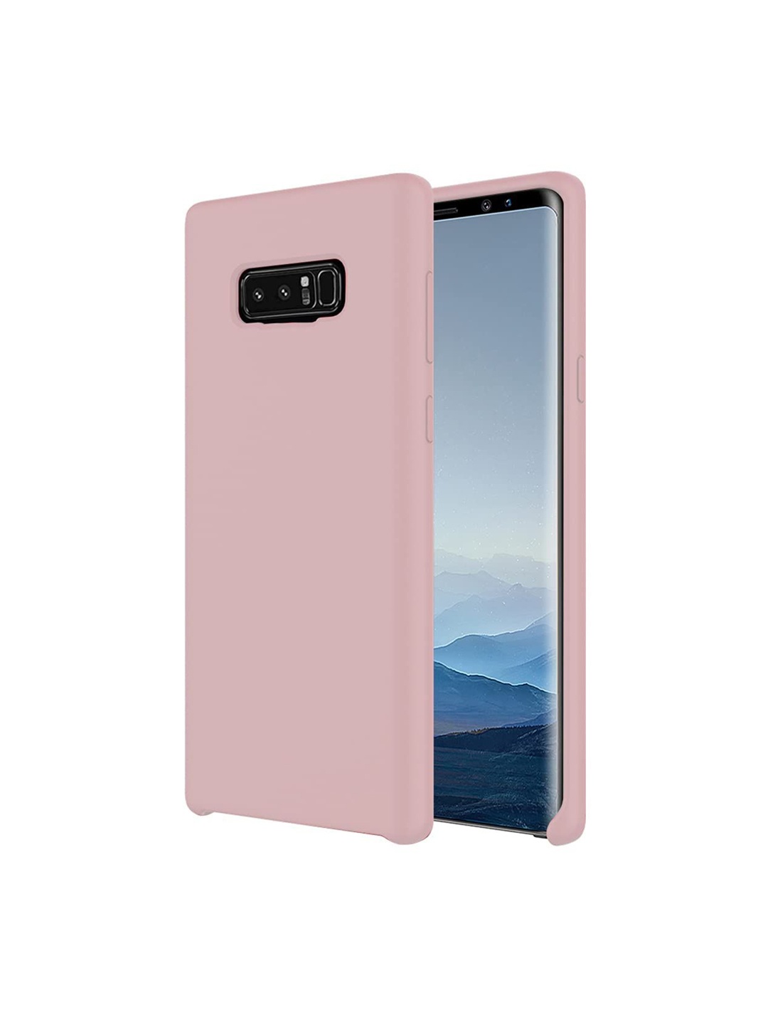 

LIRAMARK Liquid Silicone Soft Galaxy Note 8 Back Case, Pink
