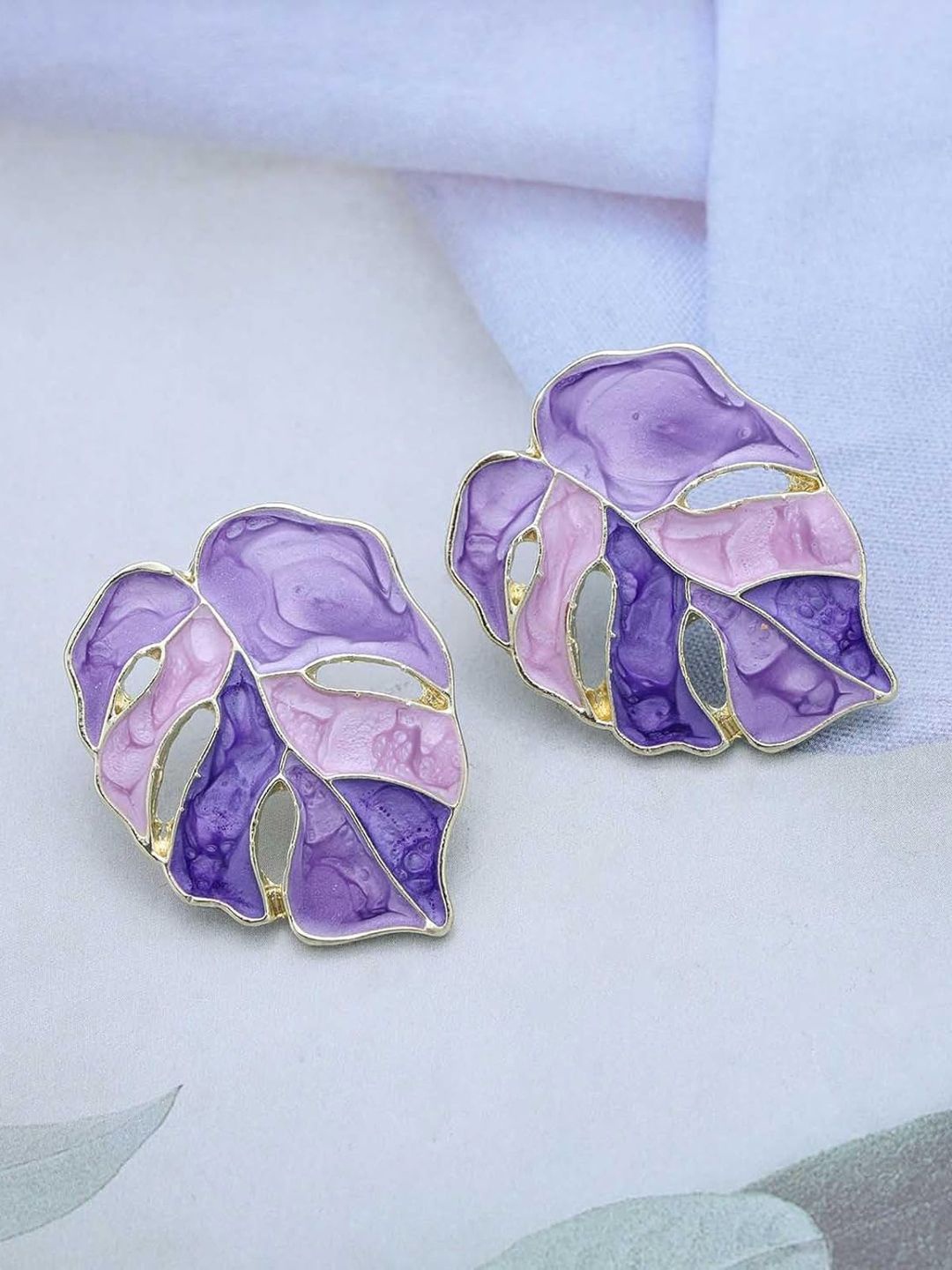 

BEYTER Classic Drop Earrings, Purple