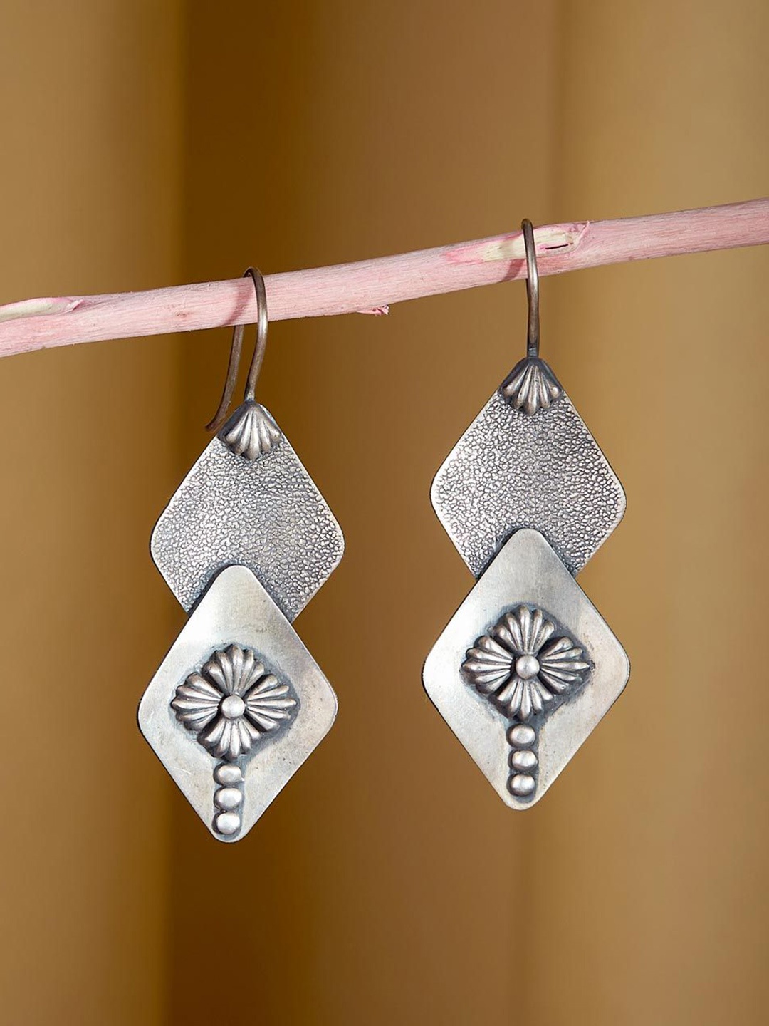 

Fabindia Drop Earrings, Silver
