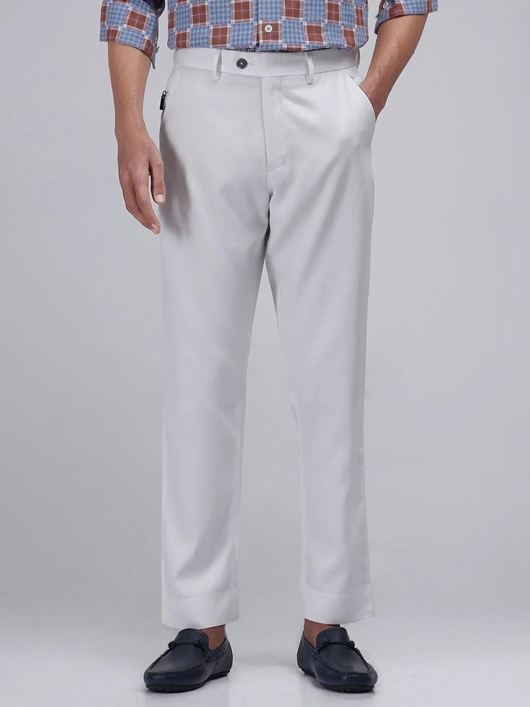 

RARE RABBIT Men Tailored Trousers, White
