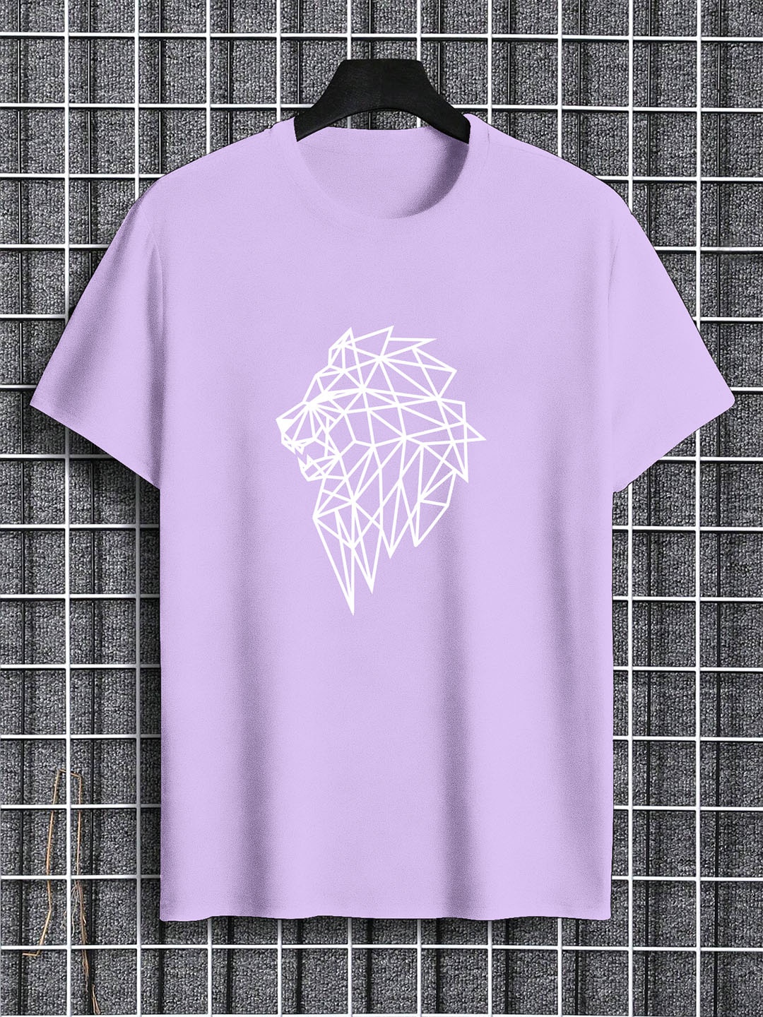 

TOGS & TERRE Women Graphic Printed Round Neck Cotton T-shirt, Lavender