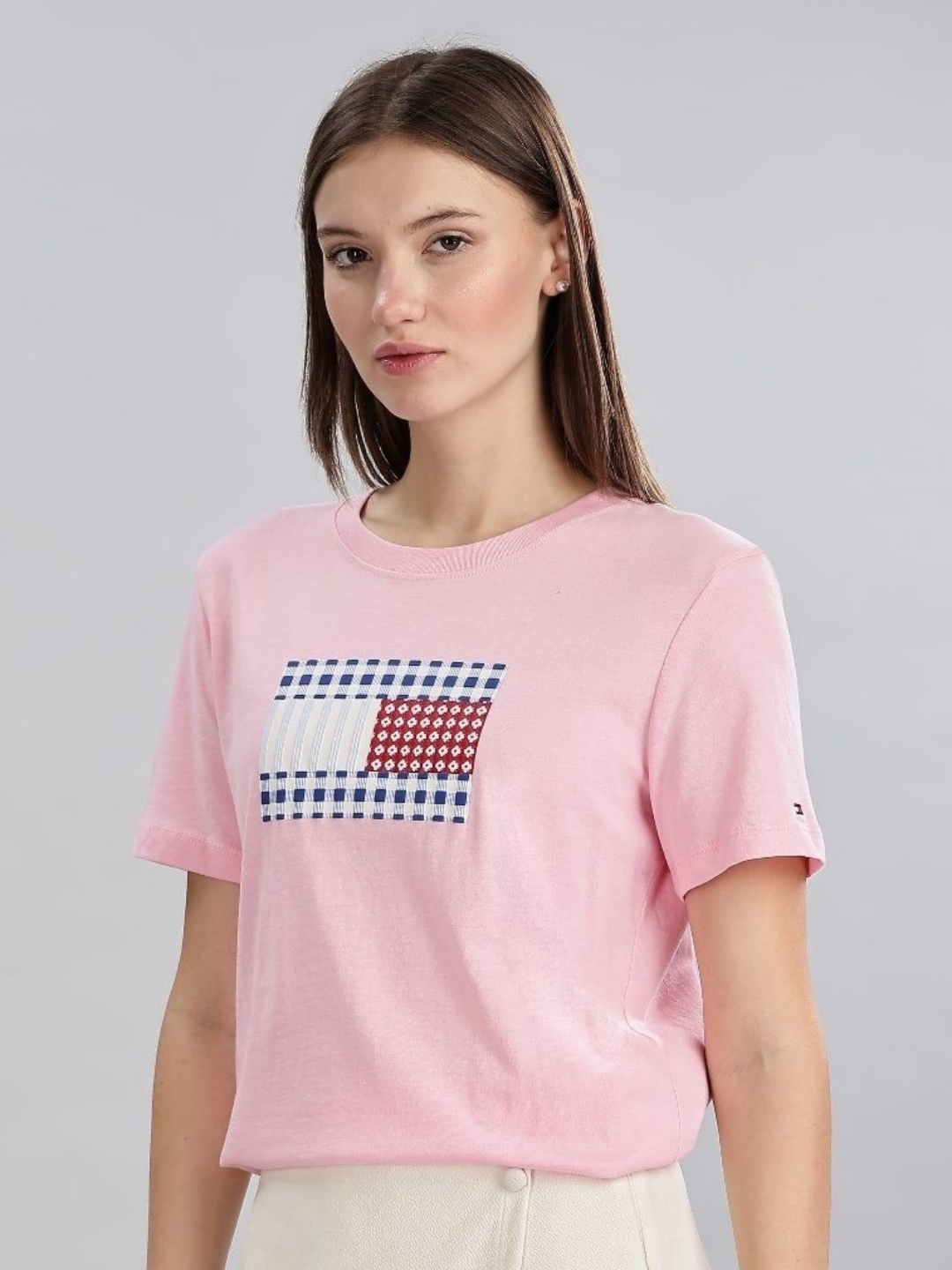 

Tommy Hilfiger Men Printed T-shirt, Pink