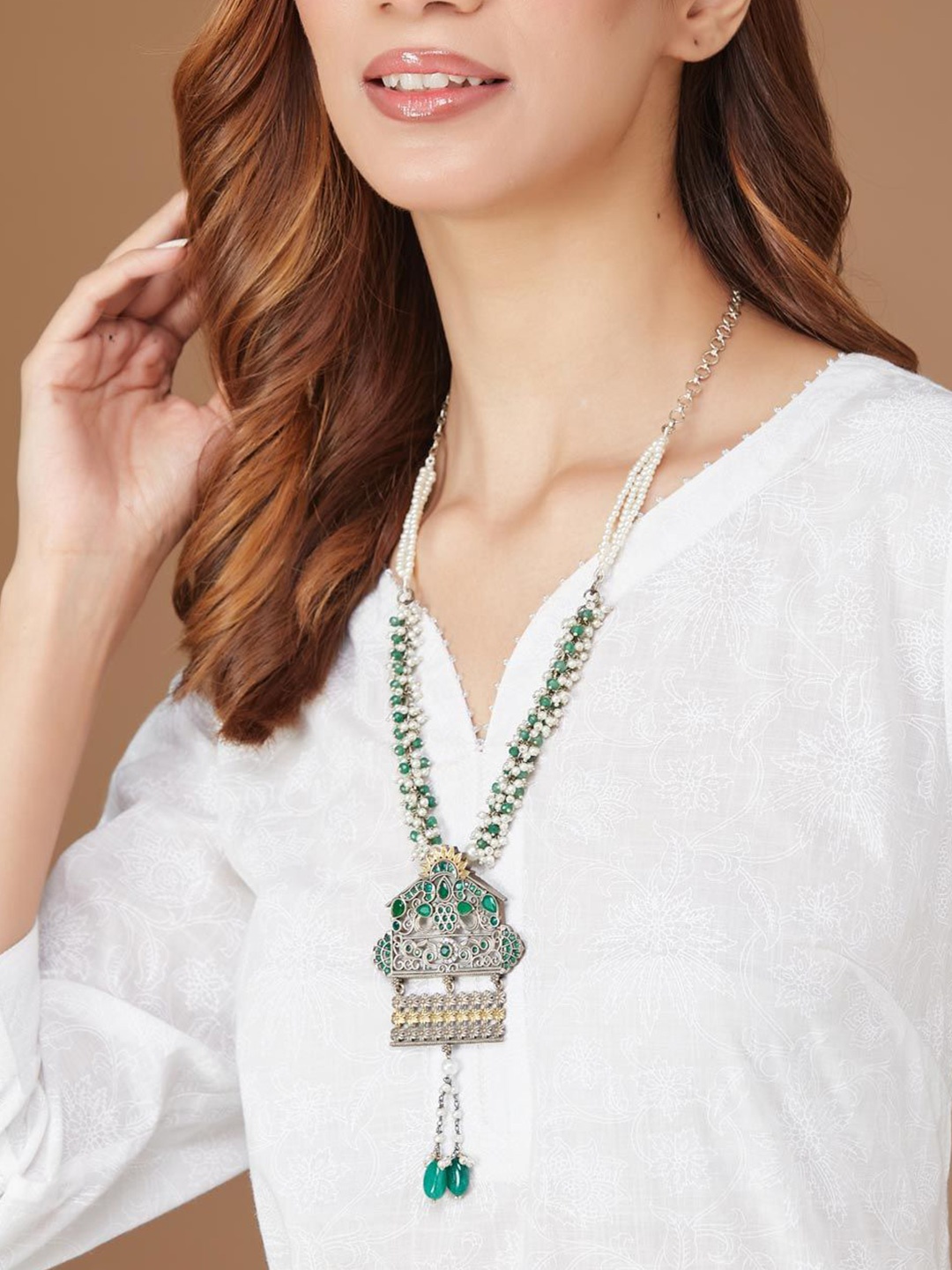 

Fabindia Necklace, Silver