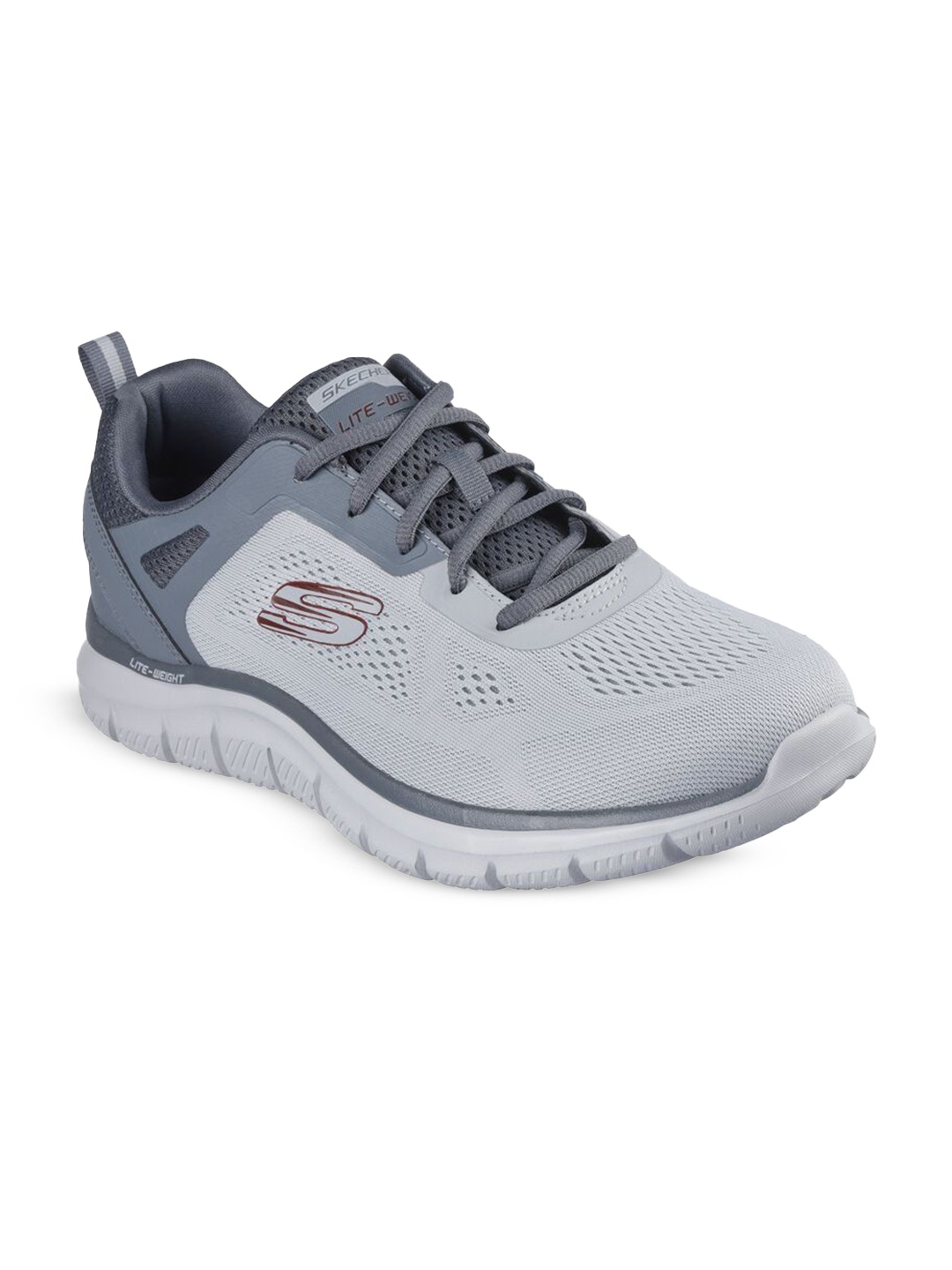 

Skechers Track- Broader Men Sports Shoes, Grey