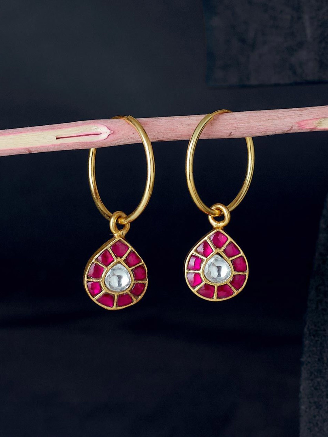 

Fabindia Contemporary Drop Earrings, Gold