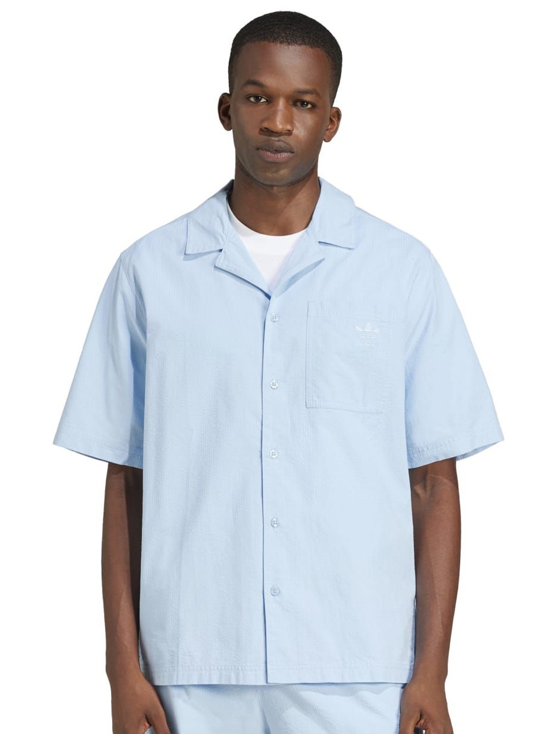 

ADIDAS Originals Men Opaque Printed Casual Shirt, Blue