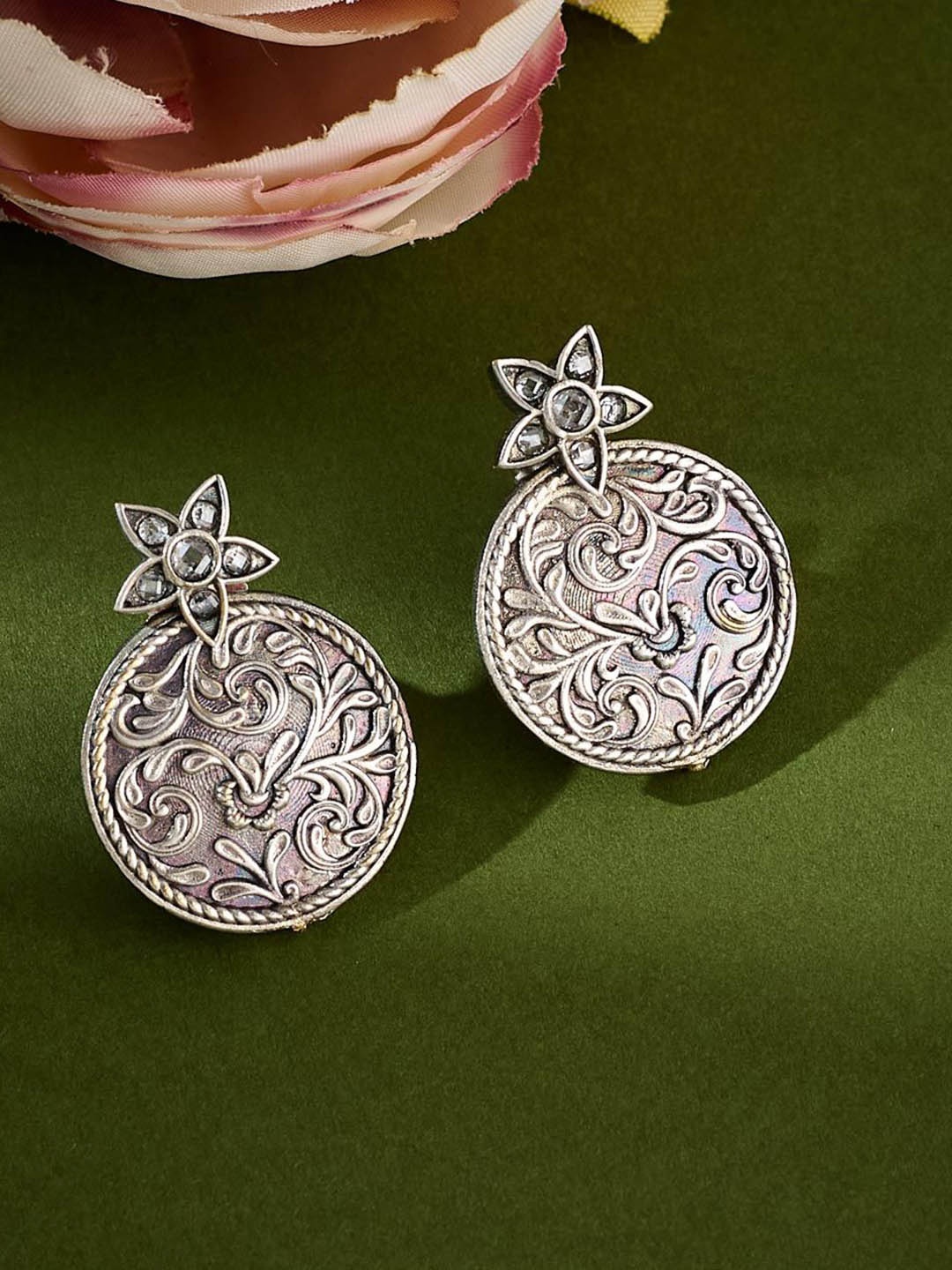 

Fabindia Studs Earrings, Silver