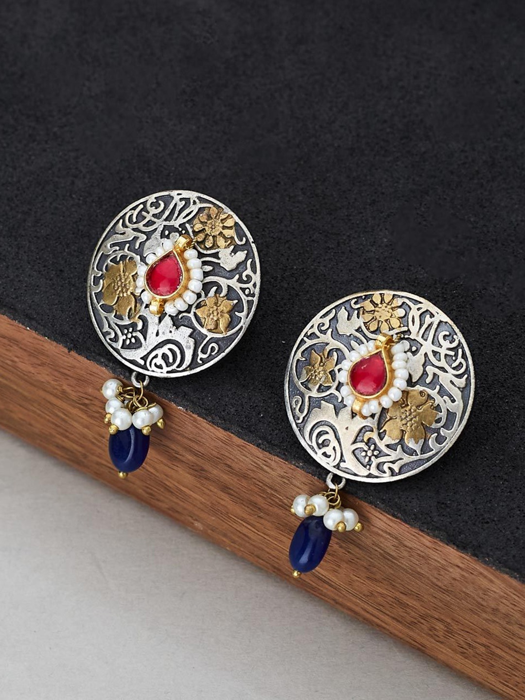 

Fabindia Contemporary Drop Earrings, Multi