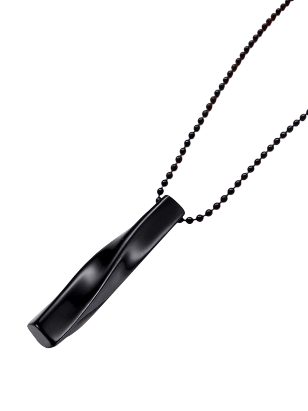 

Roadster Contemporary Pendants with Chains, Black