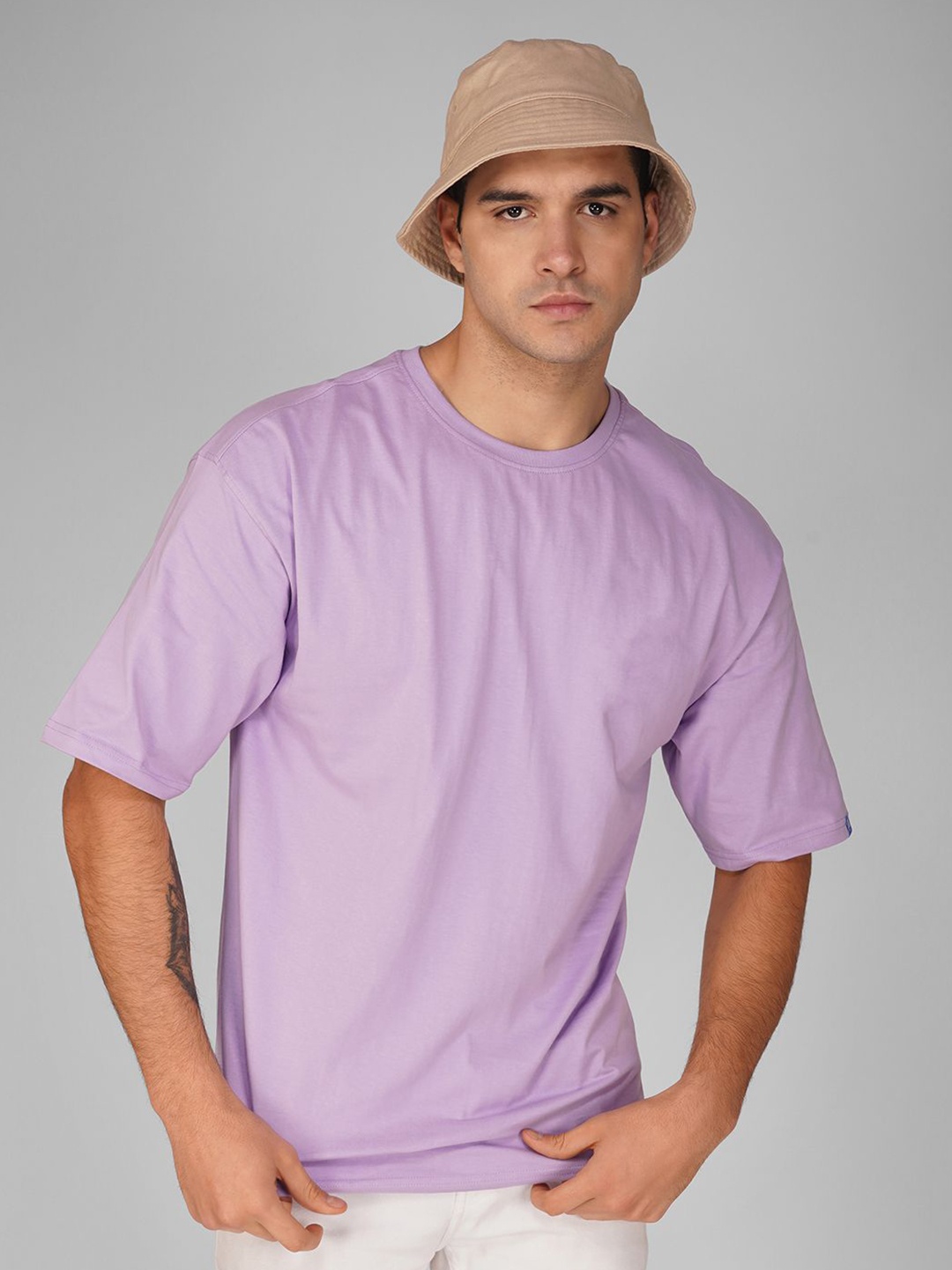 

Crazymonk Men Pockets T-shirt, Lavender
