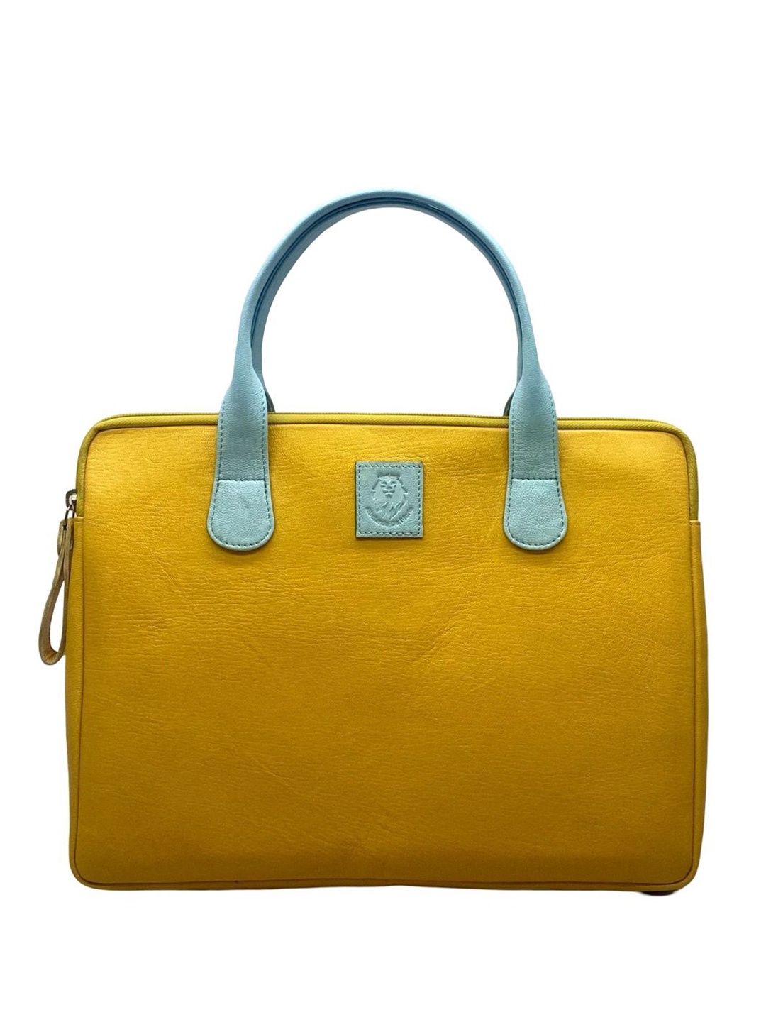 

Abelardo De Moda Unisex Leather Laptop Sleeve, Yellow