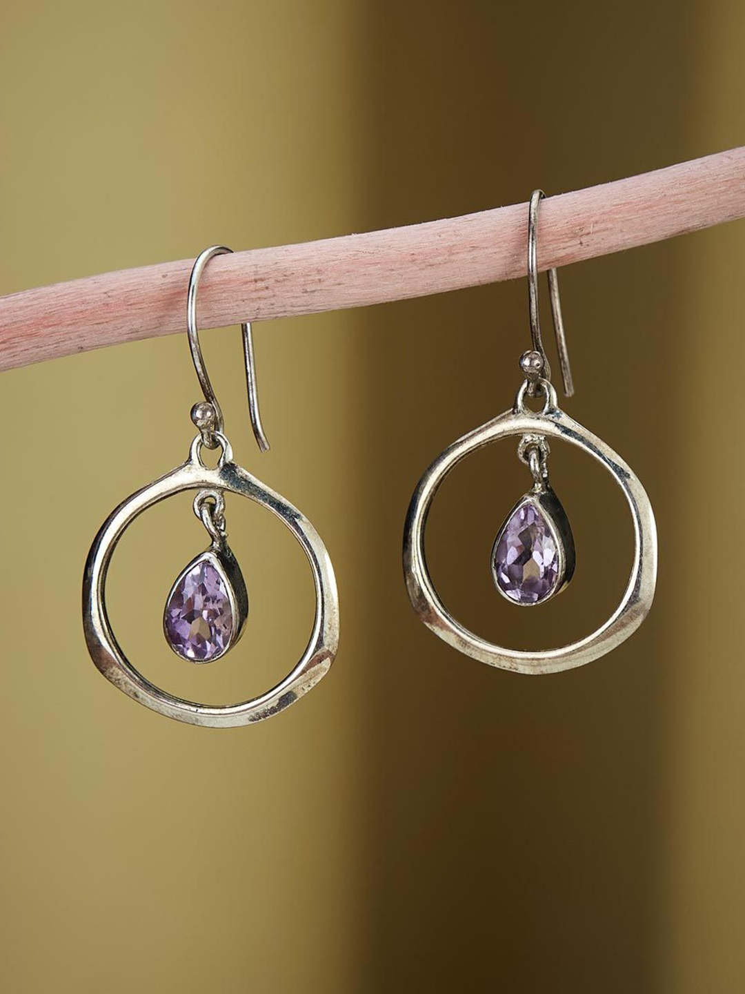 

Fabindia Contemporary Drop Earrings, Silver