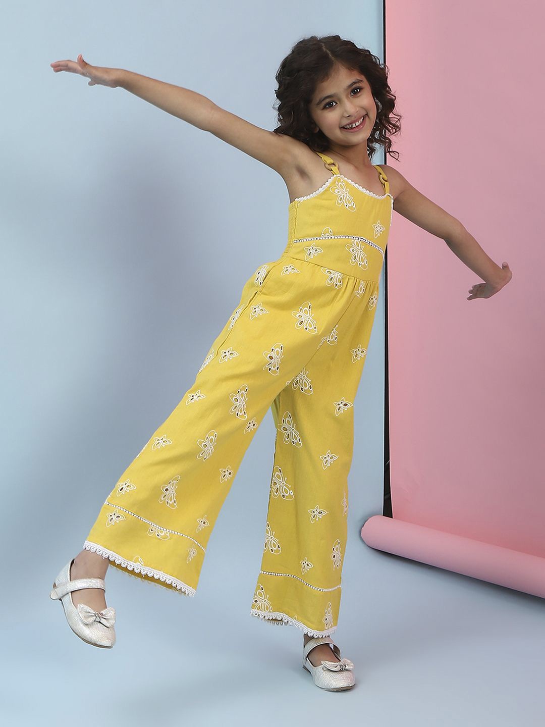 

Biba Girls Basic Jumpsuit, Yellow