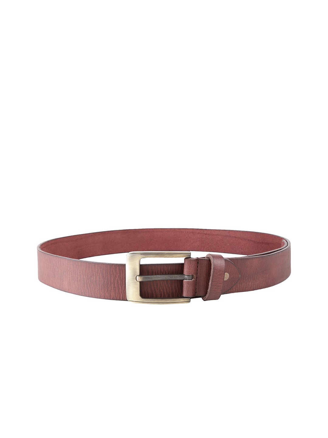 

Steve Jhonson Men Leather Reversible Belt, Brown