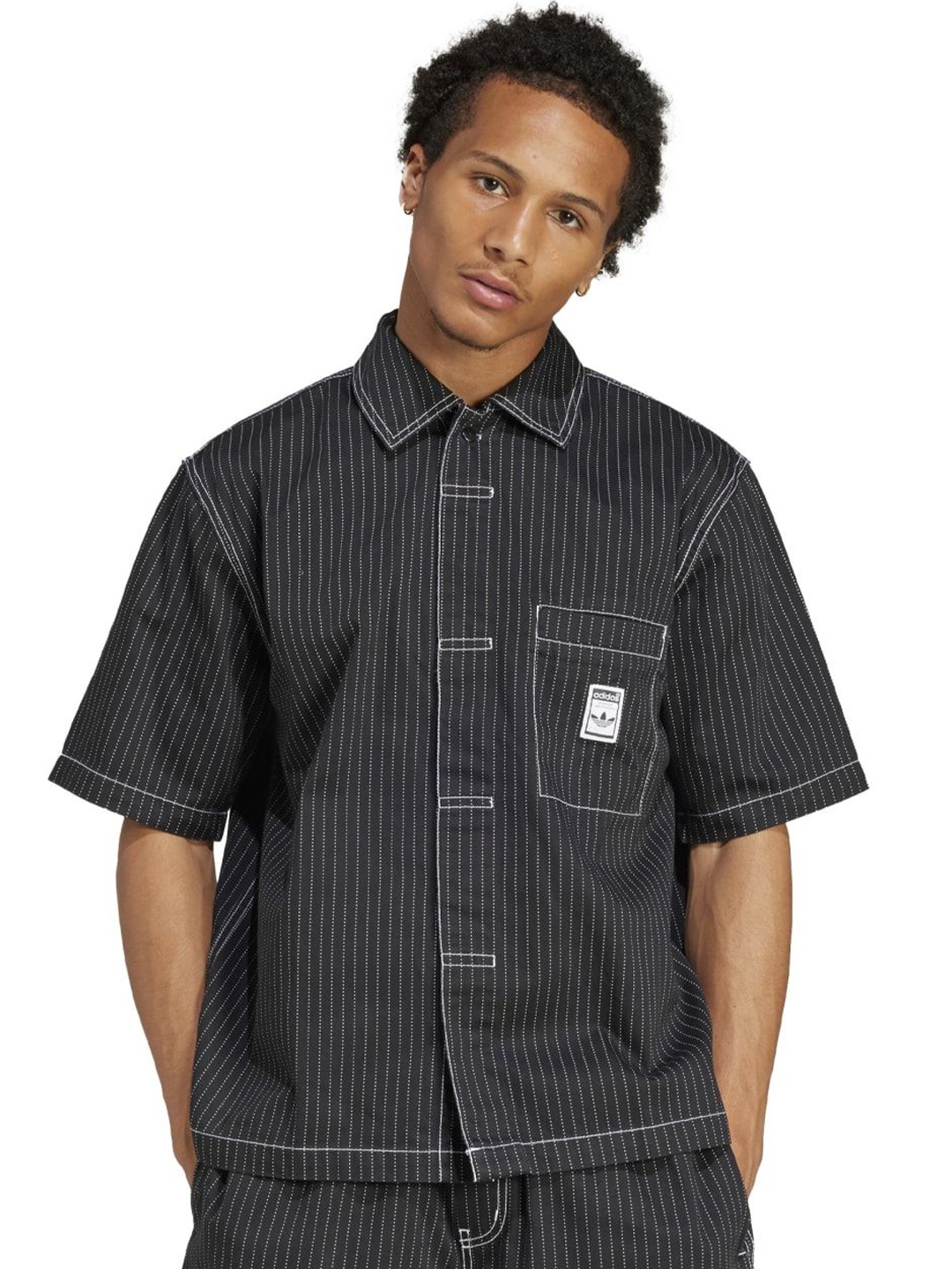 

ADIDAS Originals Men Opaque Printed Casual Shirt, Black