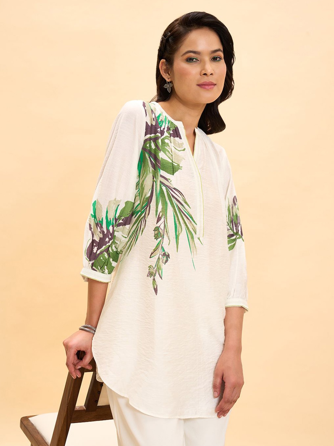 

Marigold Lane Printed Tunic, Green