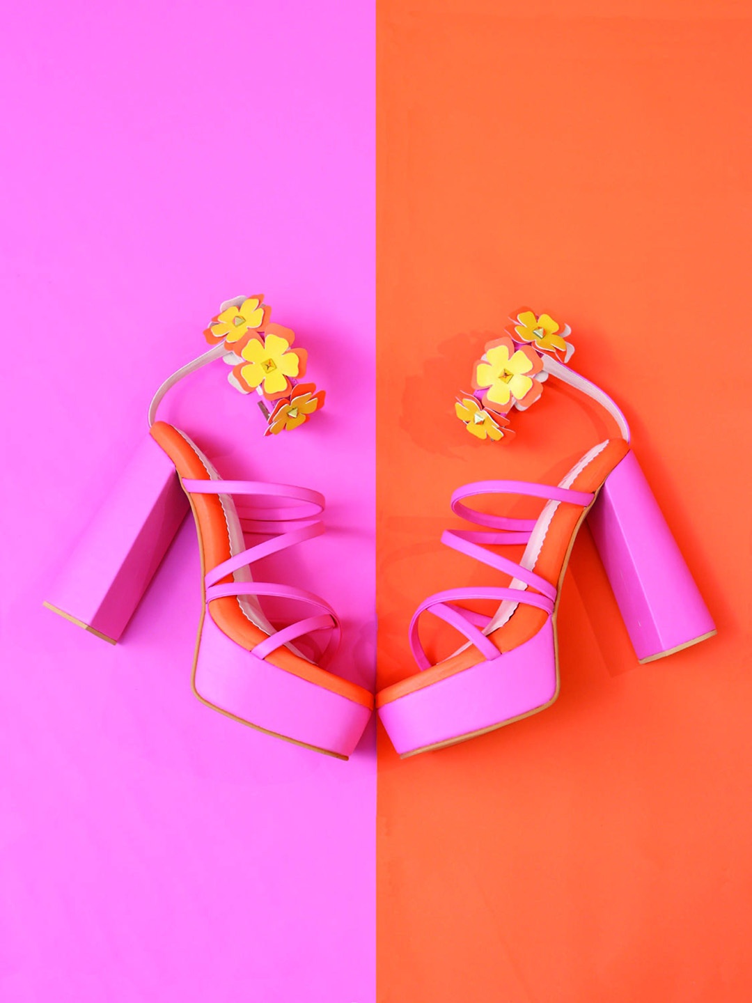 

House of Prisca Embellished Party Stiletto Sandals, Pink