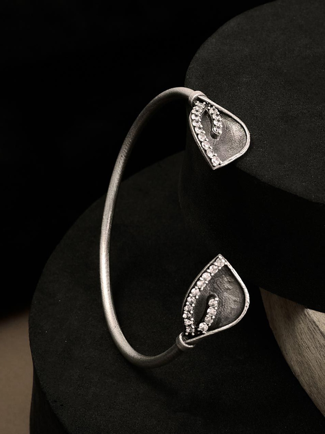 

Fabindia Metal Adjustable Bangle, Silver