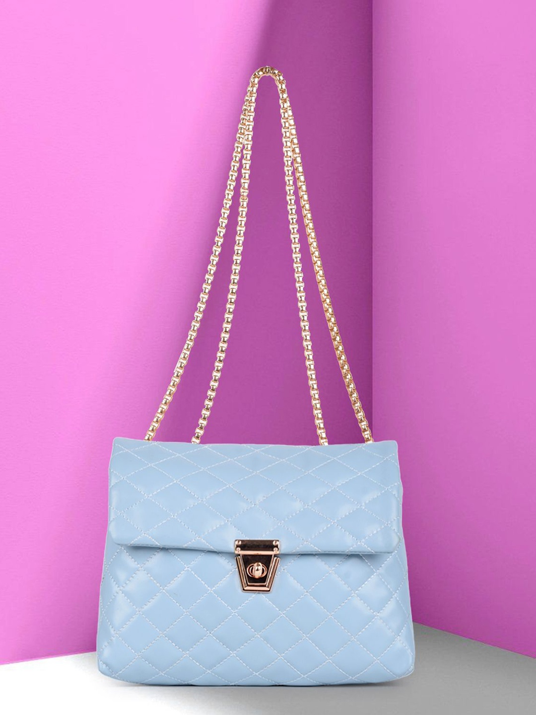 

FOMMIL Oversized Shopper Sling Bag with Quilted, Green