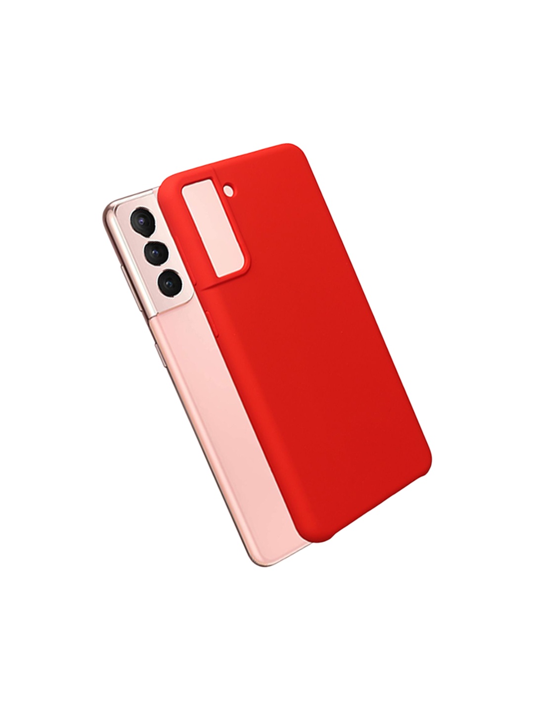 

LIRAMARK Solid Printed Samsung Galaxy S21 Plus Back Case, Red