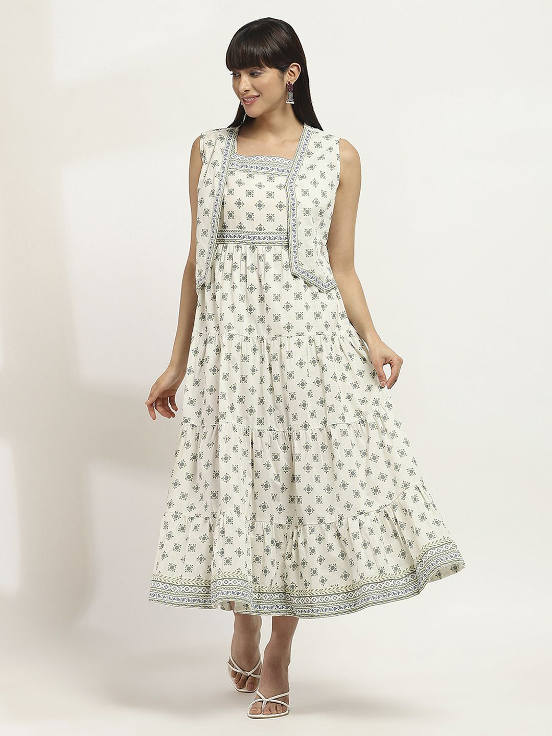 

Rangriti Dress, White
