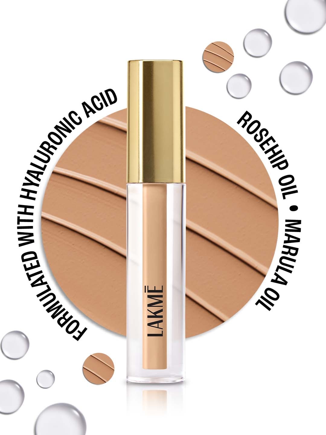 

Lakme 9to5 Hya Matte Liquid Concealer With Hyaluronic Acid 2ml - Beige