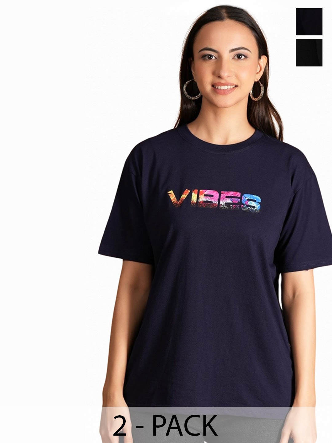 

Metronaut Women Typography 2 Printed T-shirt, Multi