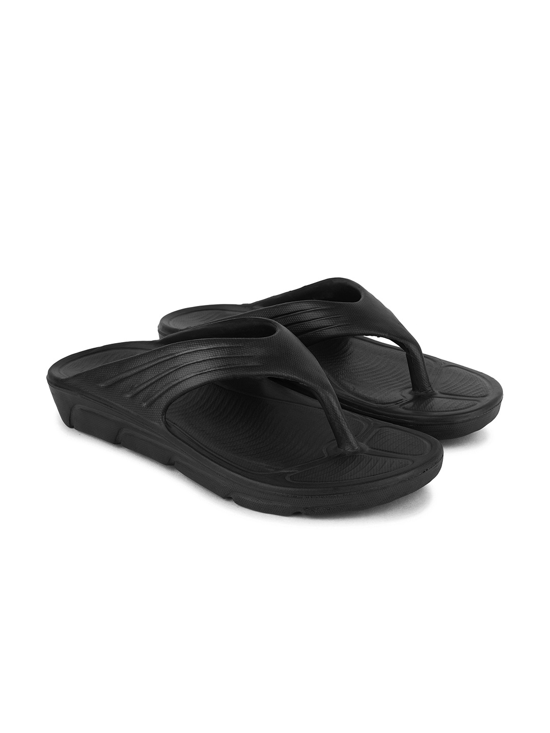 

DRACKFOOT Men Thong Flip-Flops, Black