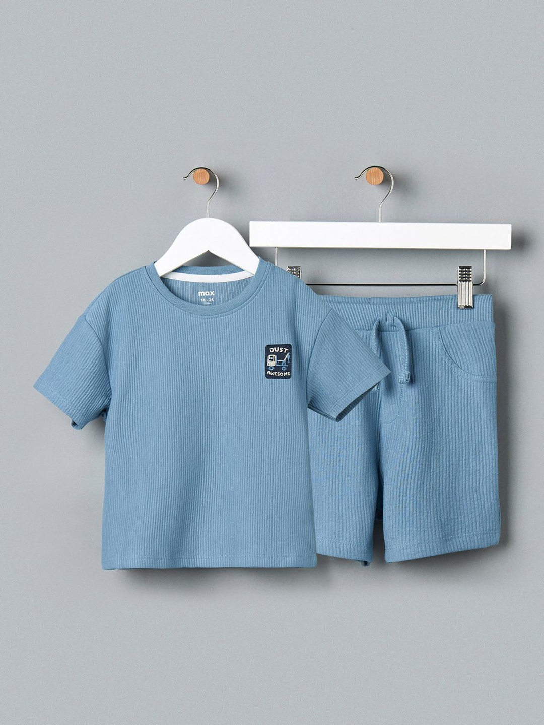 

max Boys T-shirt with Shorts, Blue