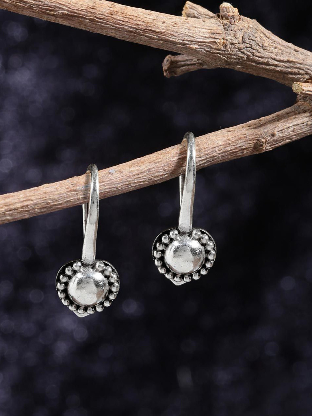 

Fabindia Contemporary Drop Earrings, Silver