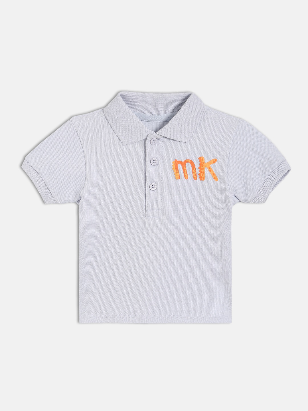 

MINI KLUB Boys Polo Collar Applique T-shirt, Lavender