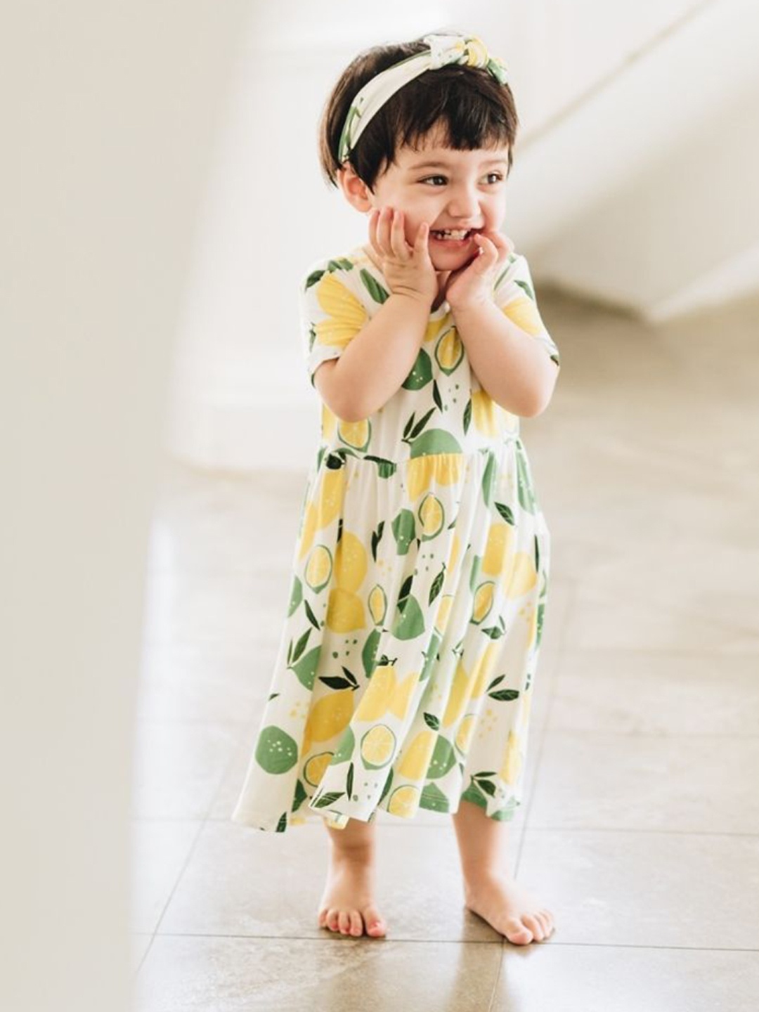 

THE PLUSH CLUB Floral Print Maxi Dress, Yellow