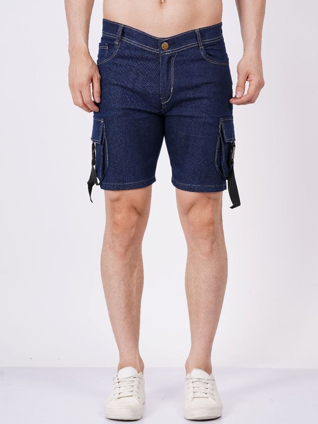 

LINARIA Men Denim Shorts, Blue