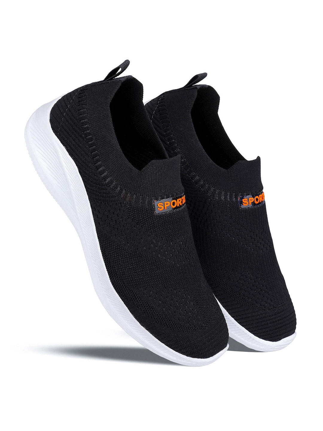 

DRACKFOOT Men Walking Non-Marking Shoes, Black